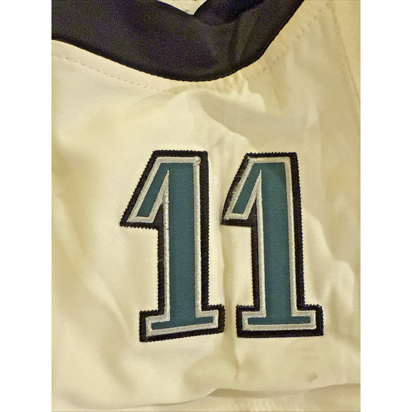 Nike NFL #11 Wentz Philadelphia Eagles White Players Jersey On Field Size XL NWT - Picture 12 of 13
